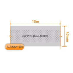 ALUKAP-XR Aluminium Silver Effect Anti-dust Tape (L)10m (W)43mm -Home Paint Store alukap xr aluminium silver effect anti dust tape l 10m w 43mm5060865934020 01t bq