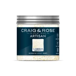 Craig & Rose Artisan Gold Sparkle Glitter Effect Topcoat Special Effect Paint, 300ml