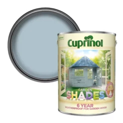 Cuprinol Garden Shades Coastal Mist Matt Multi-surface Exterior Wood Paint, 5L