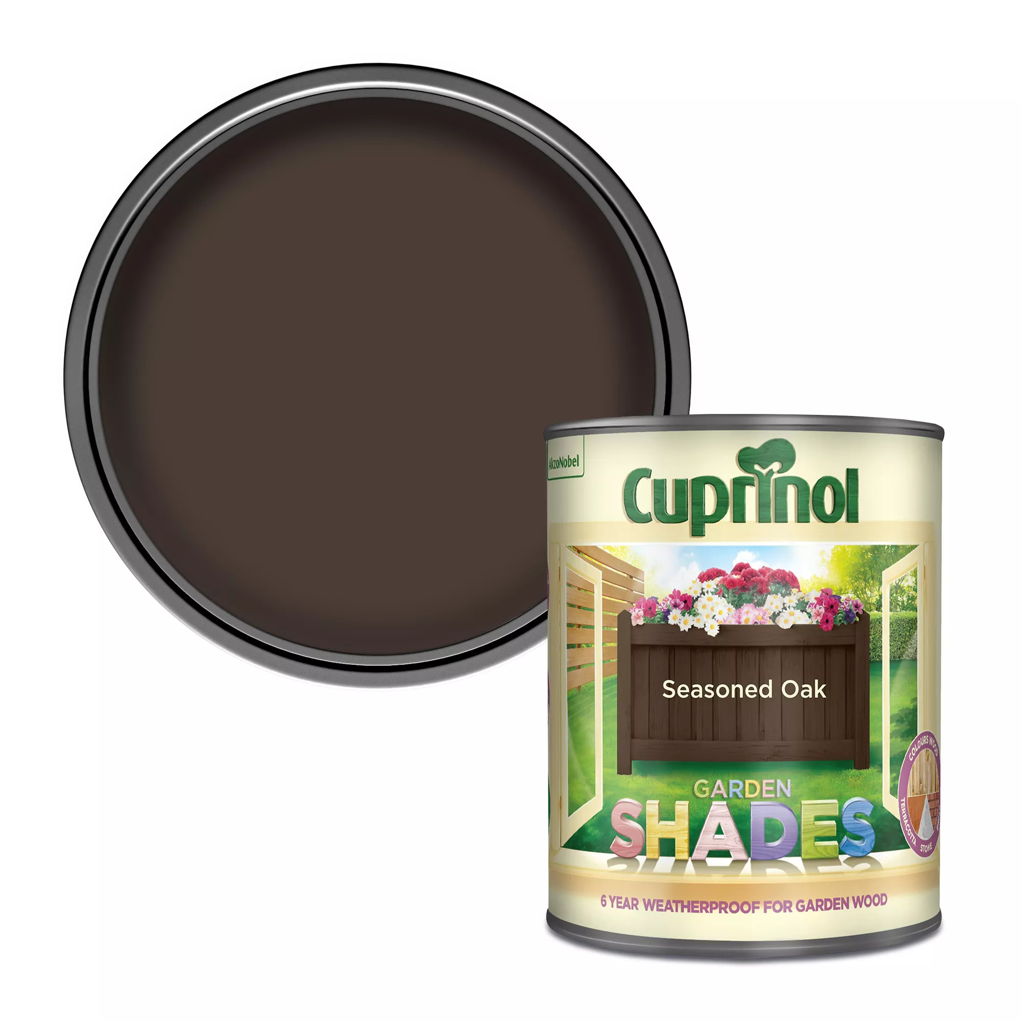 Cuprinol Garden shades Seasoned oak Matt Multi-surface Exterior Wood paint, 1L Cuprinol Garden Shades Seasoned Oak Matt Multi-surface Exterior Wood Paint, 1L -Home Paint Store cuprinol garden shades seasoned oak matt multi surface exterior wood paint 1l5010212503119 02c bq