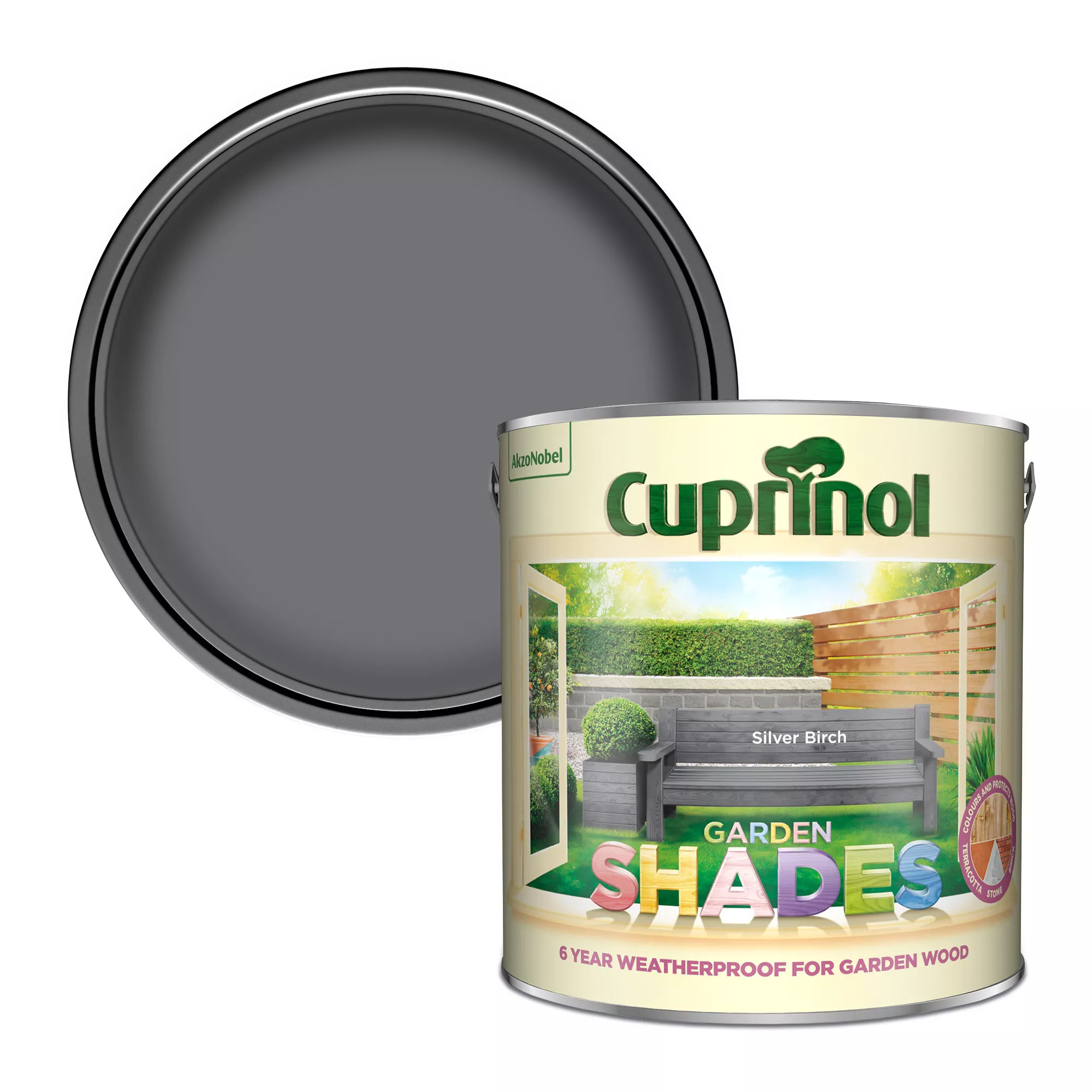 Cuprinol Garden shades Silver birch Matt Multi-surface Exterior Wood paint, 2.5L Cuprinol Garden Shades Silver Birch Matt Multi-surface Exterior Wood Paint, 2.5L -Home Paint Store cuprinol garden shades silver birch matt multi surface exterior wood paint 2 5l5010212619469 02c bq
