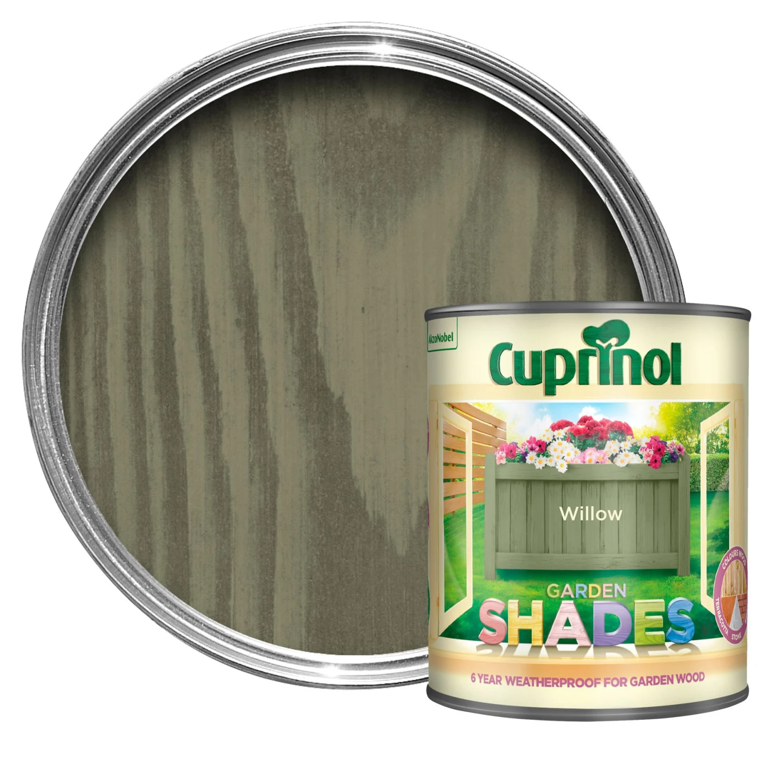 Cuprinol Garden shades Willow Matt Multi-surface Exterior Wood paint, 1L Cuprinol Garden Shades Willow Matt Multi-surface Exterior Wood Paint, 1L -Home Paint Store cuprinol garden shades willow matt multi surface exterior wood paint 1l5010368061112 02c bq