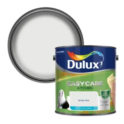 Dulux Easycare Kitchen White Mist Matt Wall Paint, 2.5L