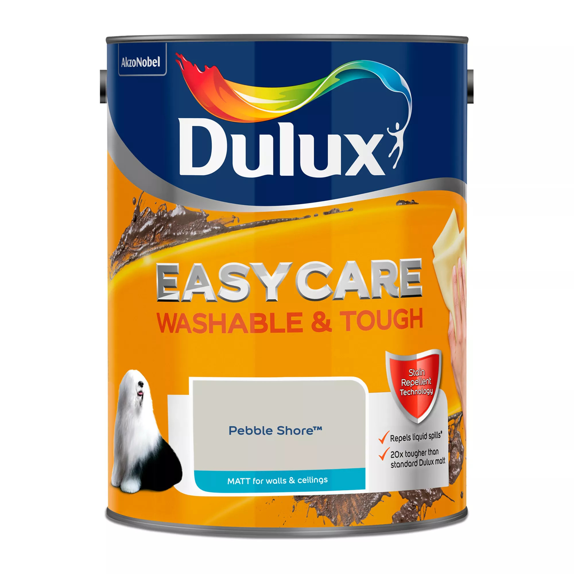 Dulux Easycare Washable & Tough Pebble Shore Matt Wall paint, 5L Dulux Easycare Washable & Tough Pebble Shore Matt Wall Paint, 5L -Home Paint Store dulux easycare washable tough pebble shore matt wall paint 5l5010212659458 08c bq