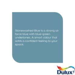 Dulux Easycare Washable & Tough Stonewashed Blue Matt Wall Paint, 2.5L -Home Paint Store dulux easycare washable tough stonewashed blue matt wall paint 2 5l5010212658611 36c bq