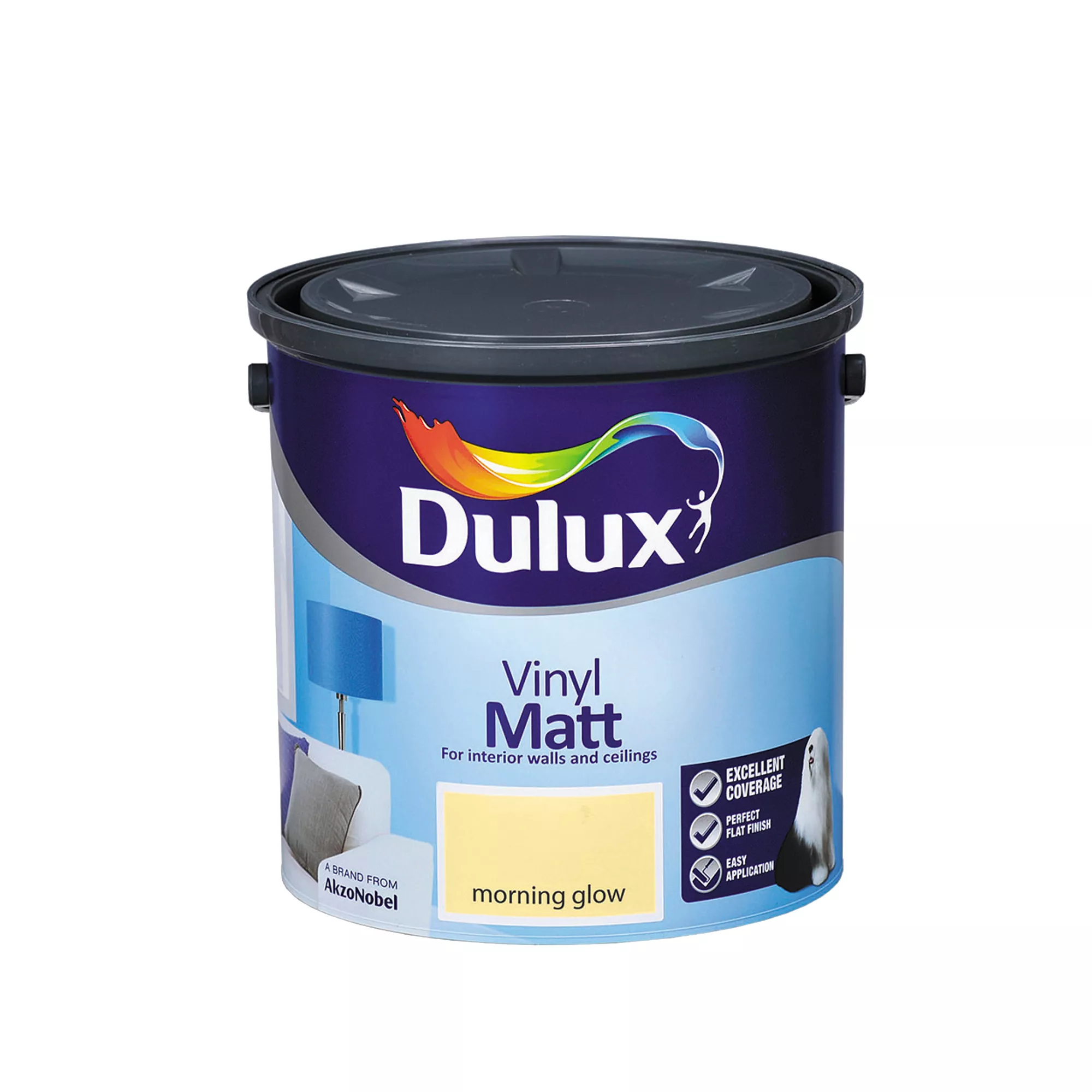 Dulux Morning glow Vinyl matt Emulsion paint, 2.5L Dulux Morning Glow Vinyl Matt Emulsion Paint, 2.5L -Home Paint Store dulux morning glow vinyl matt emulsion paint 2 5l5011060050152 08c bq