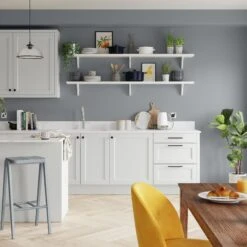 Dulux Quick Dry Natural Slate Eggshell Metal & Wood Paint, 750ml -Home Paint Store dulux quick dry natural slate eggshell metal wood paint 750ml5010212651230 05i bq