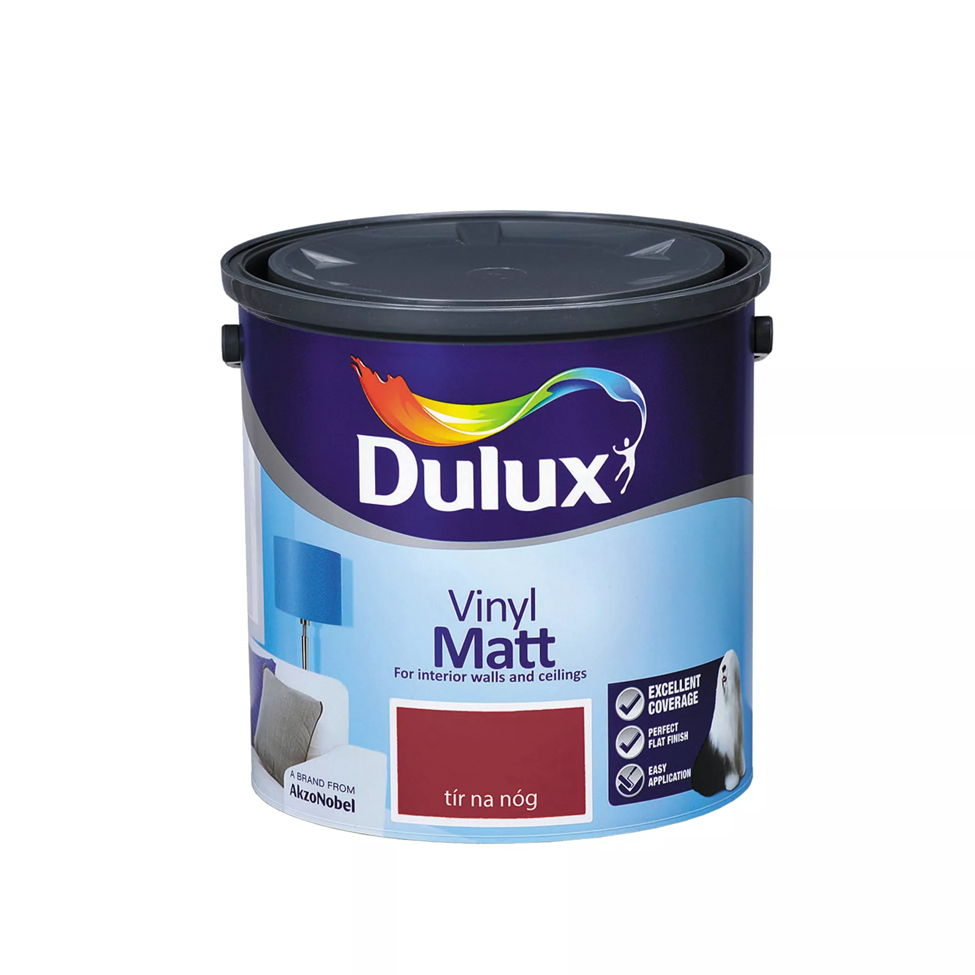 Dulux Tir na nog Vinyl matt Emulsion paint, 2.5L Dulux Tir Na Nog Vinyl Matt Emulsion Paint, 2.5L -Home Paint Store dulux tir na nog vinyl matt emulsion paint 2 5l5011060072697 08c bq