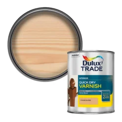 Dulux Trade Clear Gloss Wood Varnish, 1L