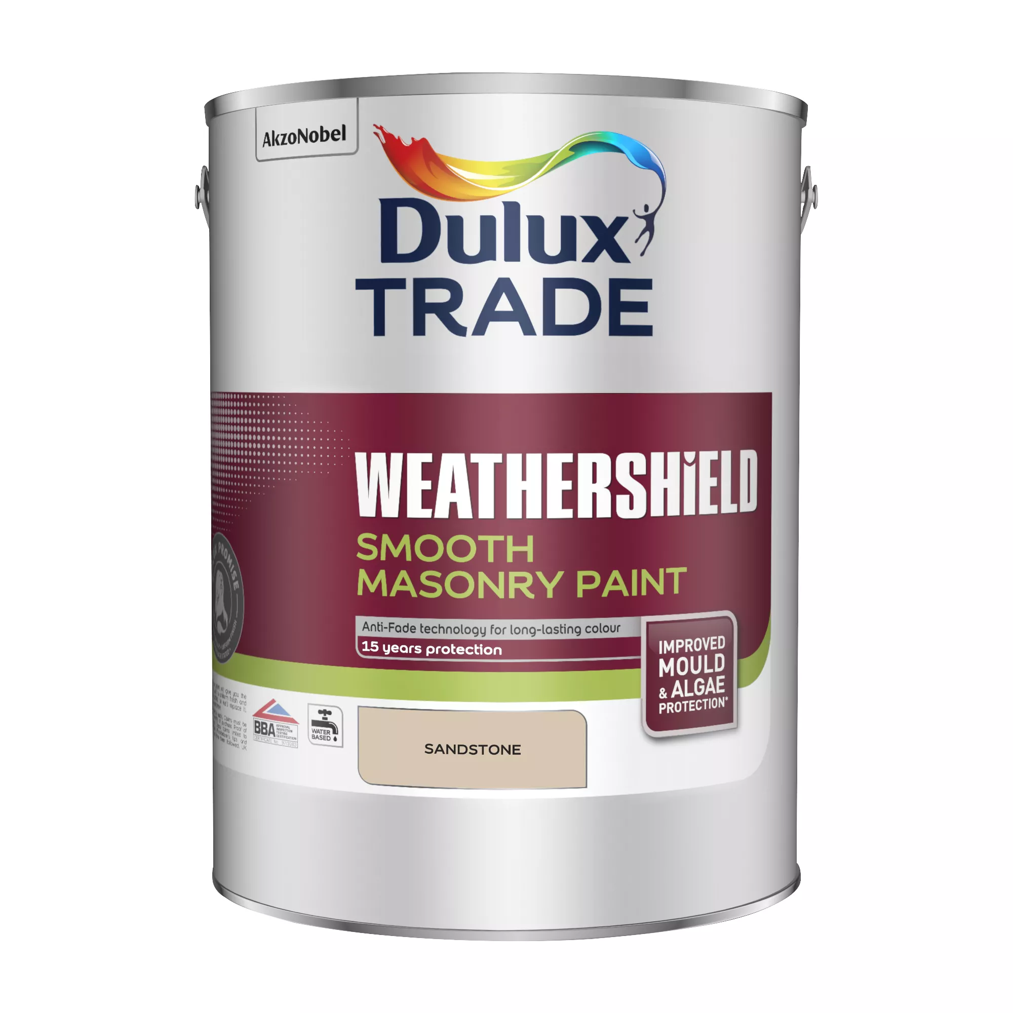 Dulux Trade Weathershield Sandstone Smooth Masonry paint, 5L Tin Dulux Trade Weathershield Sandstone Smooth Masonry Paint, 5L Tin -Home Paint Store dulux trade weathershield sandstone smooth masonry paint 5l tin5010212661079 02c bq