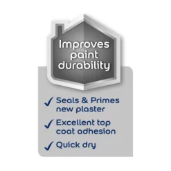 Dulux Translucent Wall & Ceiling Stabilising Primer, 2.5L -Home Paint Store dulux translucent wall ceiling stabilising primer 2 5l5010212644355 02t bq