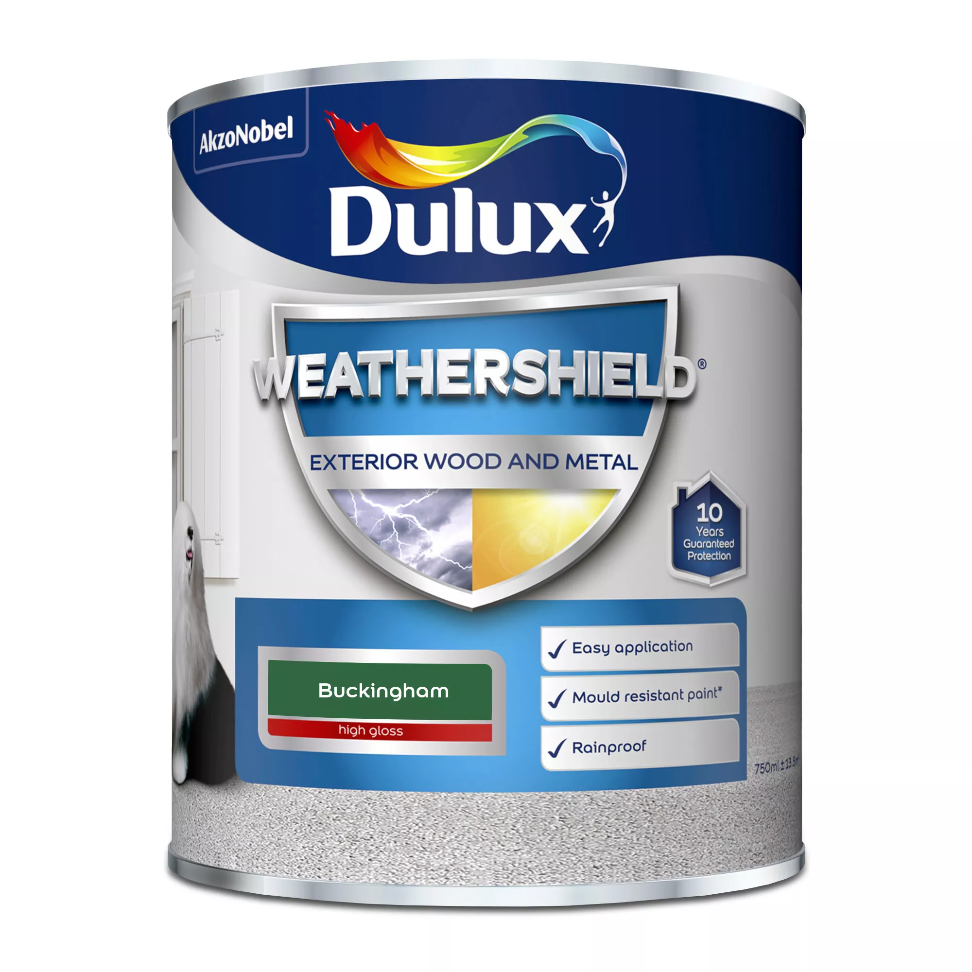 Dulux Weathershield Buckingham green Gloss Exterior Metal & wood paint, 750ml Dulux Weathershield Buckingham Green Gloss Exterior Metal & Wood Paint, 750ml -Home Paint Store dulux weathershield buckingham green gloss exterior metal wood paint 750ml5010212431153 08c bq