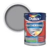 Dulux Weathershield Concrete Grey Smooth Matt Masonry Paint, 5L