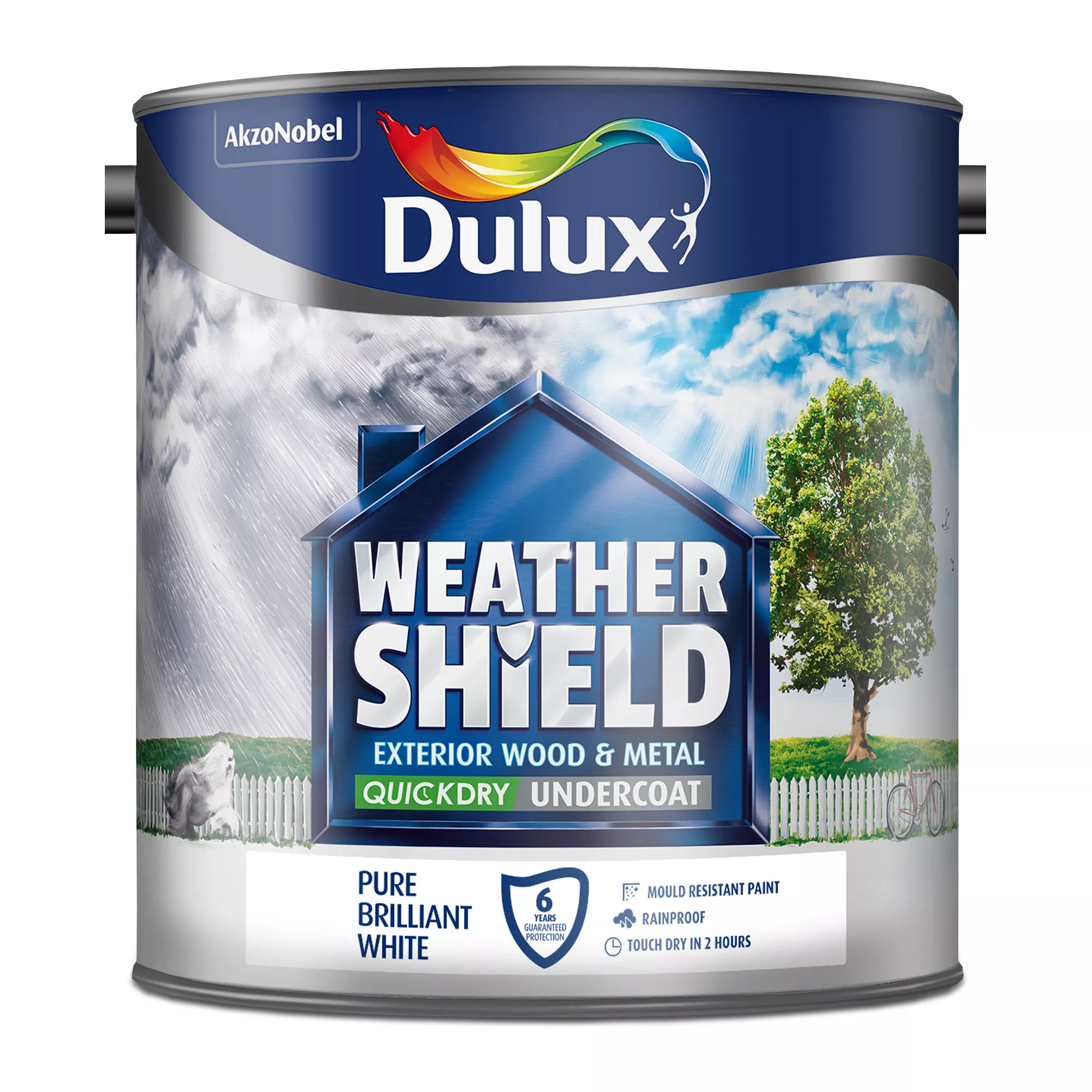 Dulux Weathershield White Wood Undercoat, 2.5L Dulux Weathershield White Wood Undercoat, 2.5L -Home Paint Store dulux weathershield white wood undercoat 2 5l5010212446782 08c bq