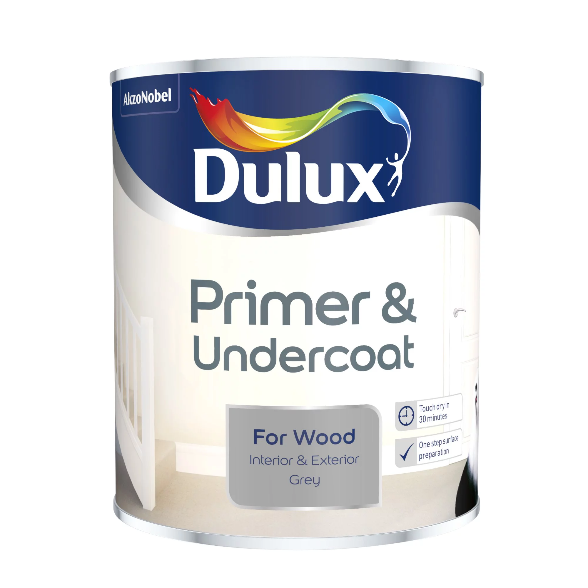 Dulux Wood Grey Wood Primer & undercoat, 750ml Dulux Wood Grey Wood Primer & Undercoat, 750ml -Home Paint Store dulux wood grey wood primer undercoat 750ml5010212641453 08c bq