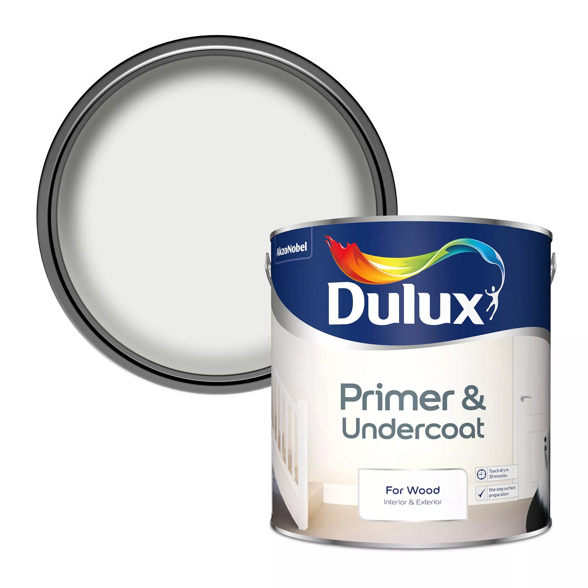Dulux Wood White Wood Primer & undercoat, 2.5L Dulux Wood White Wood Primer & Undercoat, 2.5L -Home Paint Store dulux wood white wood primer undercoat 2 5l5010212444467 02c bq