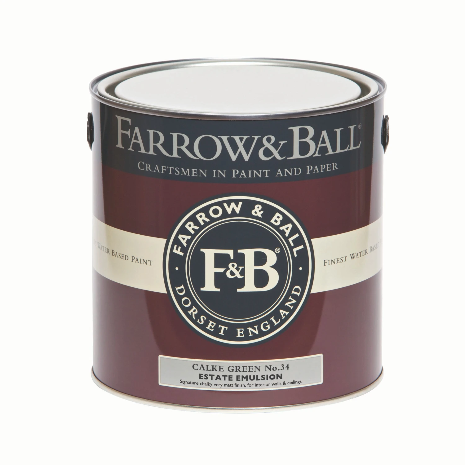 Farrow & Ball Estate Calke green No.34 Matt Emulsion paint, 2.5L Farrow & Ball Estate Calke Green No.34 Matt Emulsion Paint, 2.5L -Home Paint Store farrow ball estate calke green no 34 matt emulsion paint 2 5l5029496023428 08c bq scaled