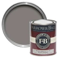 Farrow & Ball Estate Mole's Breath No.276 Eggshell Metal & Wood Paint, 750ml
