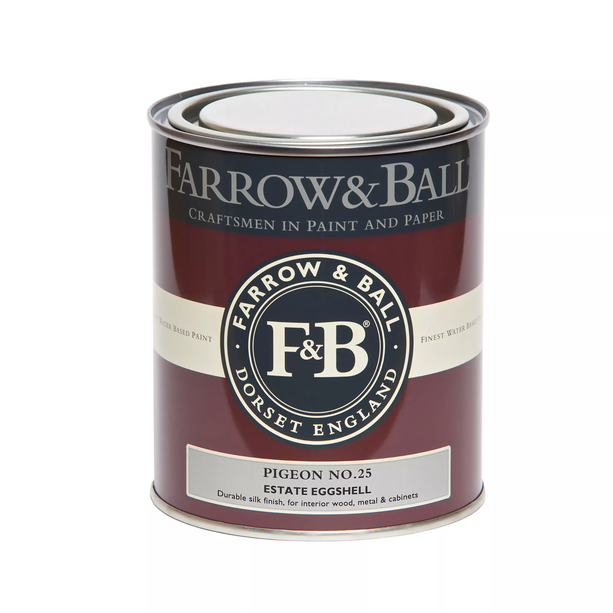 Farrow & Ball Estate Pigeon No.25 Eggshell Paint, 750ml Farrow & Ball Estate Pigeon No.25 Eggshell Paint, 750ml -Home Paint Store farrow ball estate pigeon no 25 eggshell paint 750ml5029496732573 08c bq