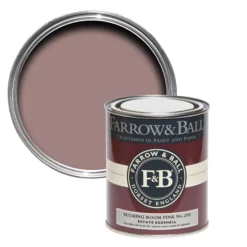Farrow & Ball Estate Sulking Room Pink No.295 Eggshell Metal & Wood Paint, 750ml