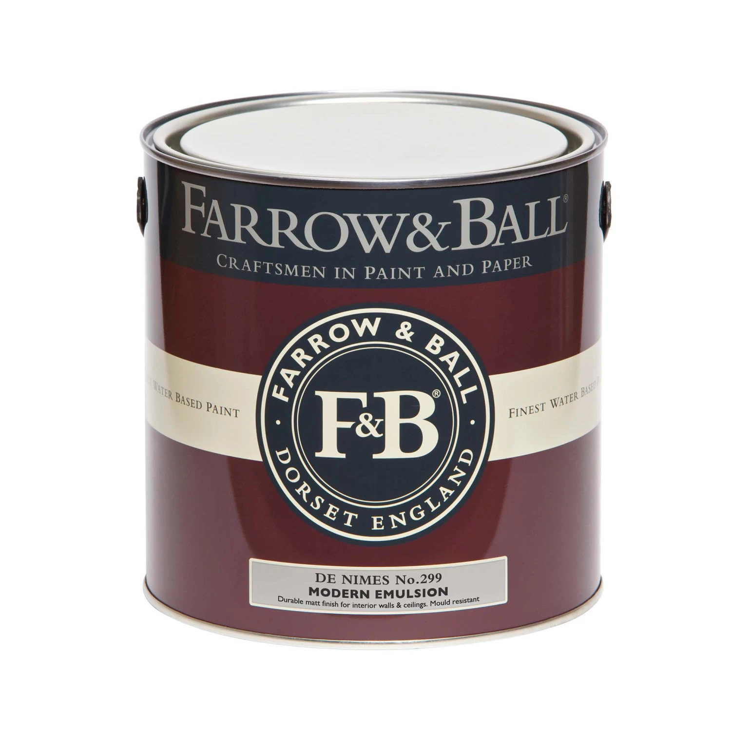 Farrow & Ball Modern De Nimes No.299 Matt Emulsion paint, 2.5L Farrow & Ball Modern De Nimes No.299 Matt Emulsion Paint, 2.5L -Home Paint Store farrow ball modern de nimes no 299 matt emulsion paint 2 5l5029496299922 08c bq