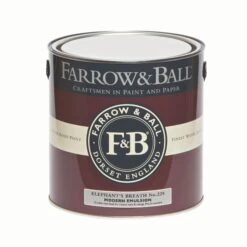 Farrow & Ball Modern Elephant's Breath No.229 Matt Emulsion Paint, 2.5L -Home Paint Store farrow ball modern elephant s breath no 229 matt emulsion paint 2 5l5029496292923 08c bq