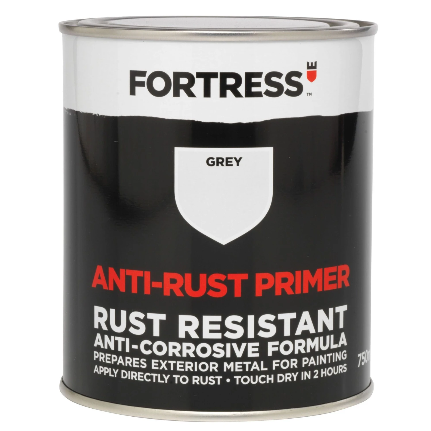 Fortress Grey Iron Anti-rust primer, 0.75L Fortress Grey Iron Anti-rust Primer, 0.75L -Home Paint Store fortress grey iron anti rust primer 0 75l04024712 08c bq
