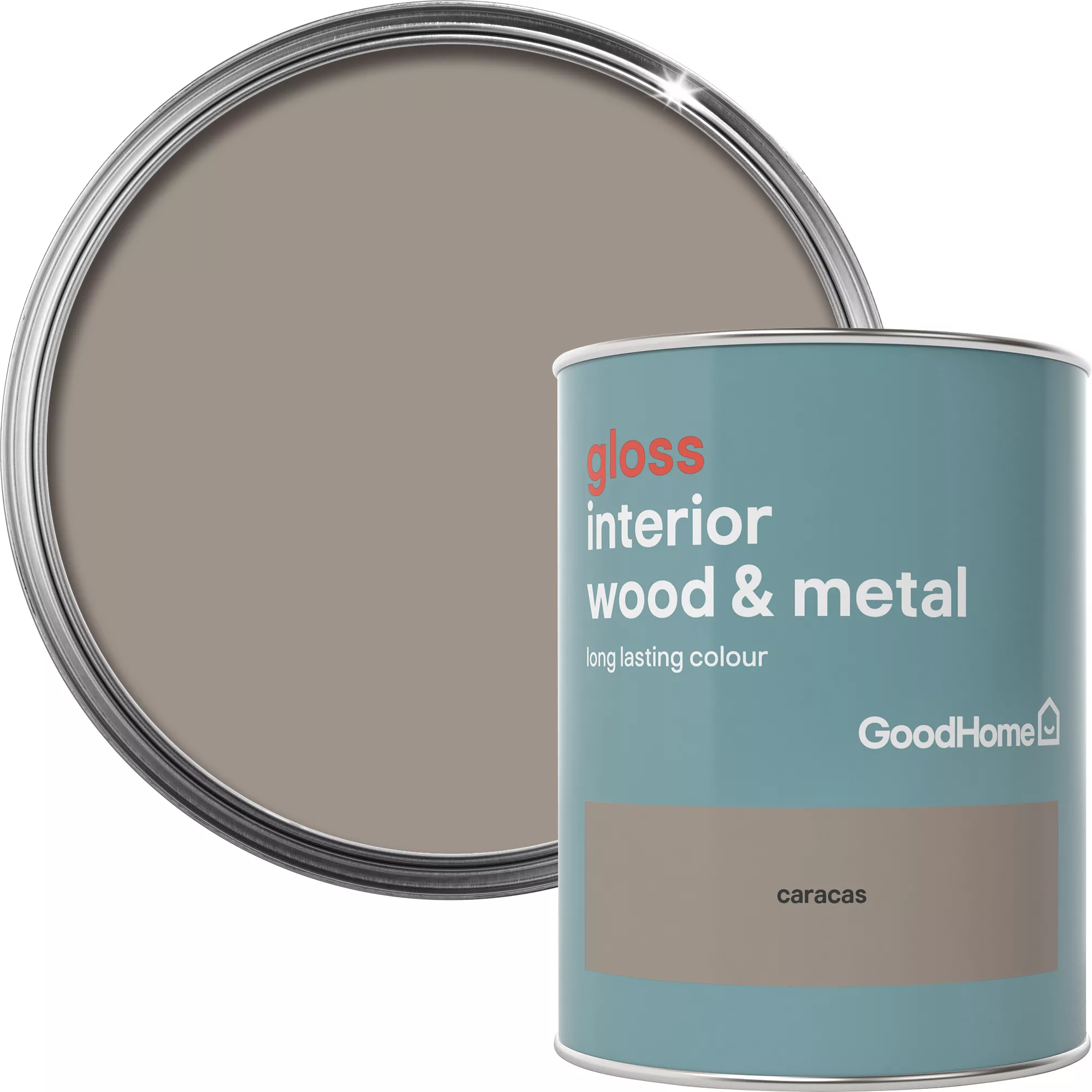 GoodHome Caracas Gloss Metal & wood paint, 750ml GoodHome Caracas Gloss Metal & Wood Paint, 750ml -Home Paint Store goodhome caracas gloss metal wood paint 750ml5036581061654 37c BQ