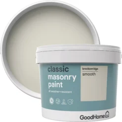 GoodHome Classic Breckenridge Smooth Matt Masonry Paint, 10L -Home Paint Store goodhome classic breckenridge smooth matt masonry paint 10l3663602521778 37c