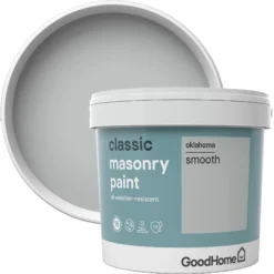 GoodHome Classic Oklahoma Smooth Matt Masonry Paint, 5L