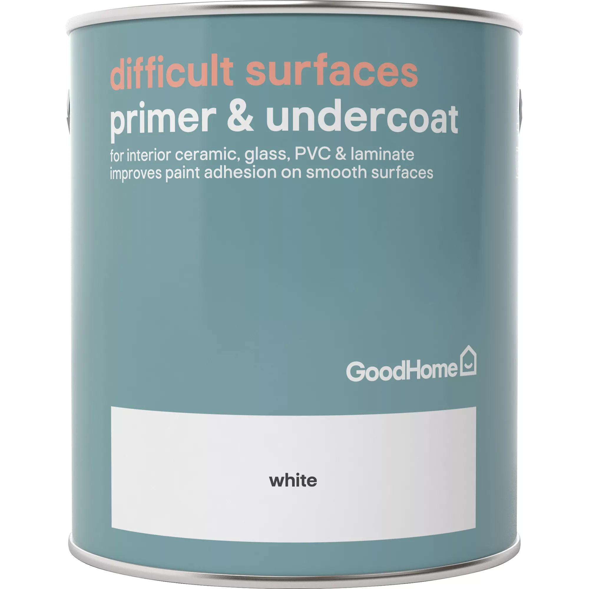 GoodHome Difficult Surfaces White Primer & undercoat, 2.5L GoodHome Difficult Surfaces White Primer & Undercoat, 2.5L -Home Paint Store goodhome difficult surfaces white primer undercoat 2 5l5036581057176 02c