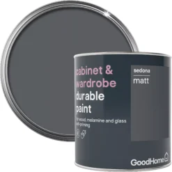 GoodHome Durable Sedona Matt Cabinet & Wardrobe Paint, 750ml 2 GoodHome Durable Sedona Matt Cabinet & Wardrobe Paint, 750ml -Home Paint Store goodhome durable sedona matt cabinet wardrobe paint 750ml3663602583158 02bq