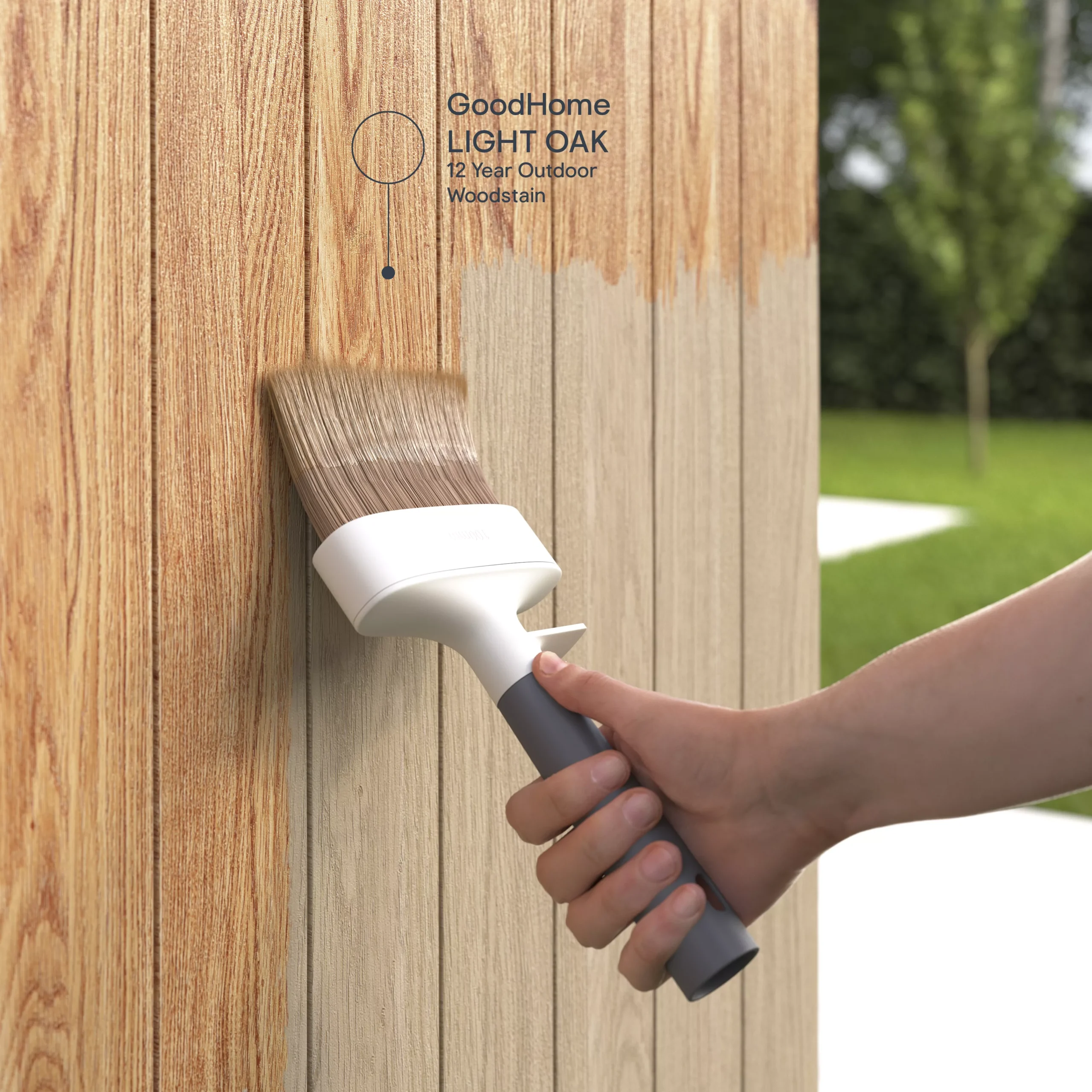 GoodHome Extreme Outdoor Light Oak Satin Quick dry Wood stain, 750ml GoodHome Extreme Outdoor Light Oak Satin Quick Dry Wood Stain, 750ml -Home Paint Store goodhome extreme outdoor light oak satin quick dry wood stain 750ml5059340297484 19i EN 2022 scaled