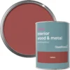 GoodHome Fulham Satin Metal & Wood Paint, 750ml