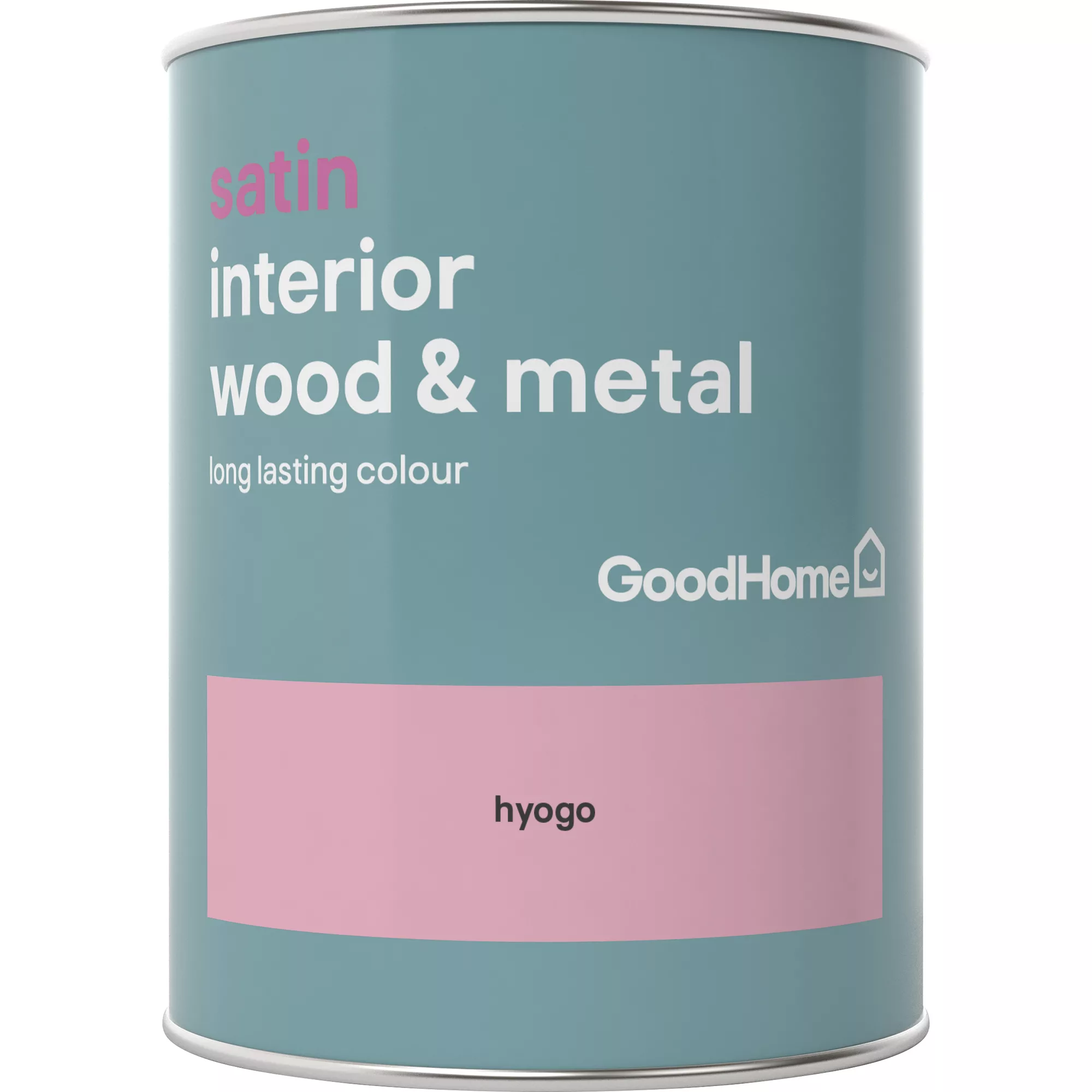 GoodHome Hyogo Satin Metal & wood paint, 750ml GoodHome Hyogo Satin Metal & Wood Paint, 750ml -Home Paint Store goodhome hyogo satin metal wood paint 750ml5036581059552 02c BQ