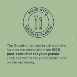 GoodHome Long Pile Fixed Roller Frame & Sleeve, 4 Piece Pack -Home Paint Store goodhome long pile fixed roller frame sleeve 4 piece pack5059340015880 02h EN