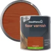GoodHome Mahogany Satin Floor Wood Varnish, 2.5L
