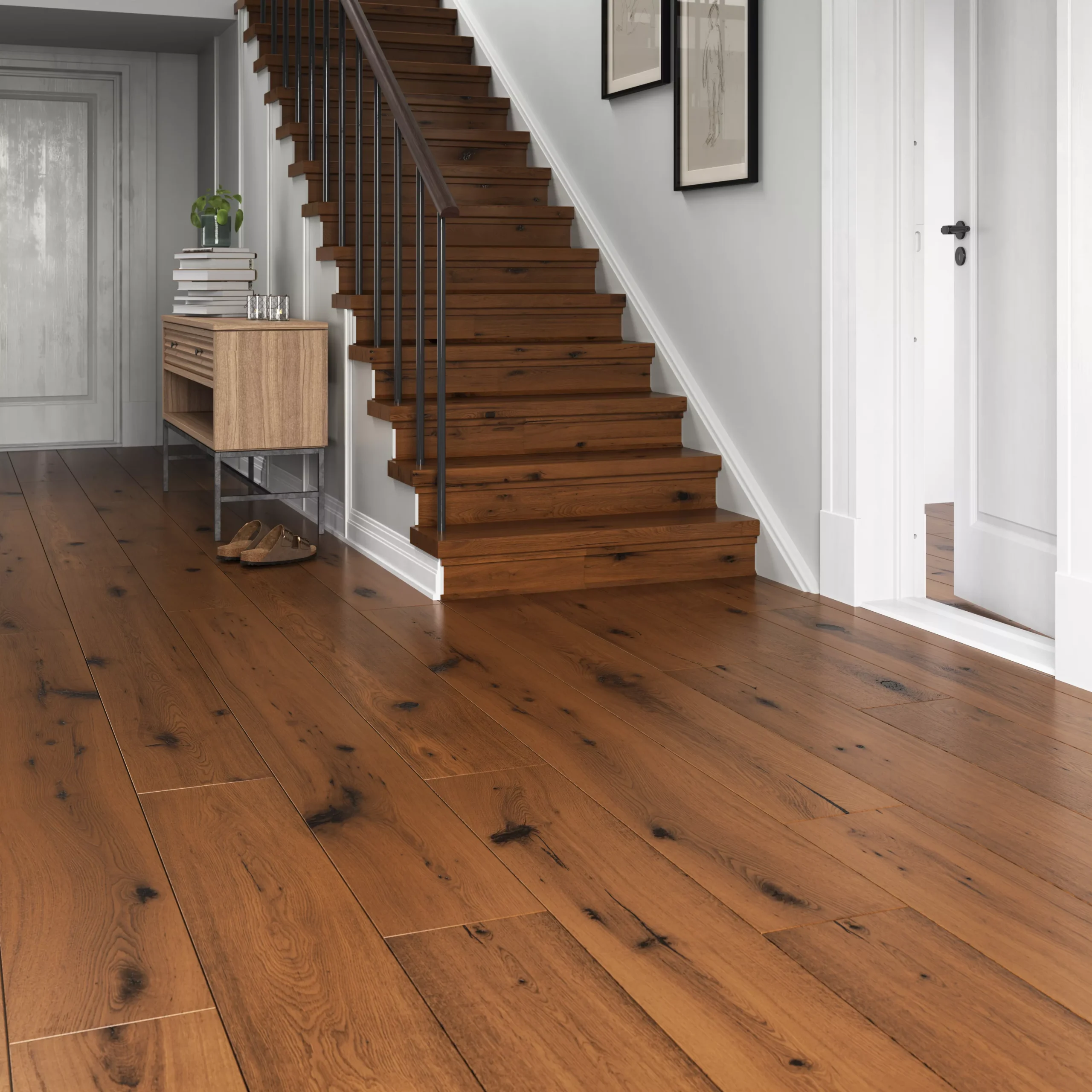 GoodHome Medium Oak Satin Floor Wood varnish, 2.5L GoodHome Medium Oak Satin Floor Wood Varnish, 2.5L -Home Paint Store goodhome medium oak satin floor wood varnish 2 5l5059340486963 01i scaled