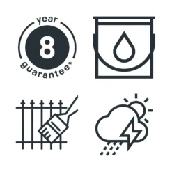 GoodHome Outdoor White Gloss Exterior Metal Paint, 2.5L Tin -Home Paint Store goodhome outdoor white gloss exterior metal paint 2 5l tin5059340296081 03t