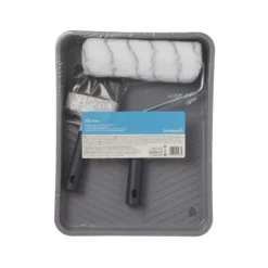 GoodHome Polyamide Long Pile Decorating Set, 4 Pieces -Home Paint Store goodhome polyamide long pile decorating set 4 pieces5059340016672 08c