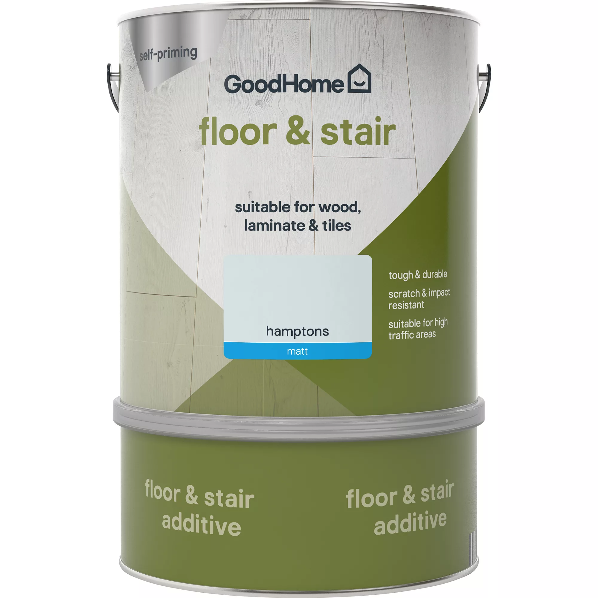 GoodHome Renovation Hamptons Matt Floor & stair paint, 2L GoodHome Renovation Hamptons Matt Floor & Stair Paint, 2L -Home Paint Store goodhome renovation hamptons matt floor stair paint 2l5059340288222 02c
