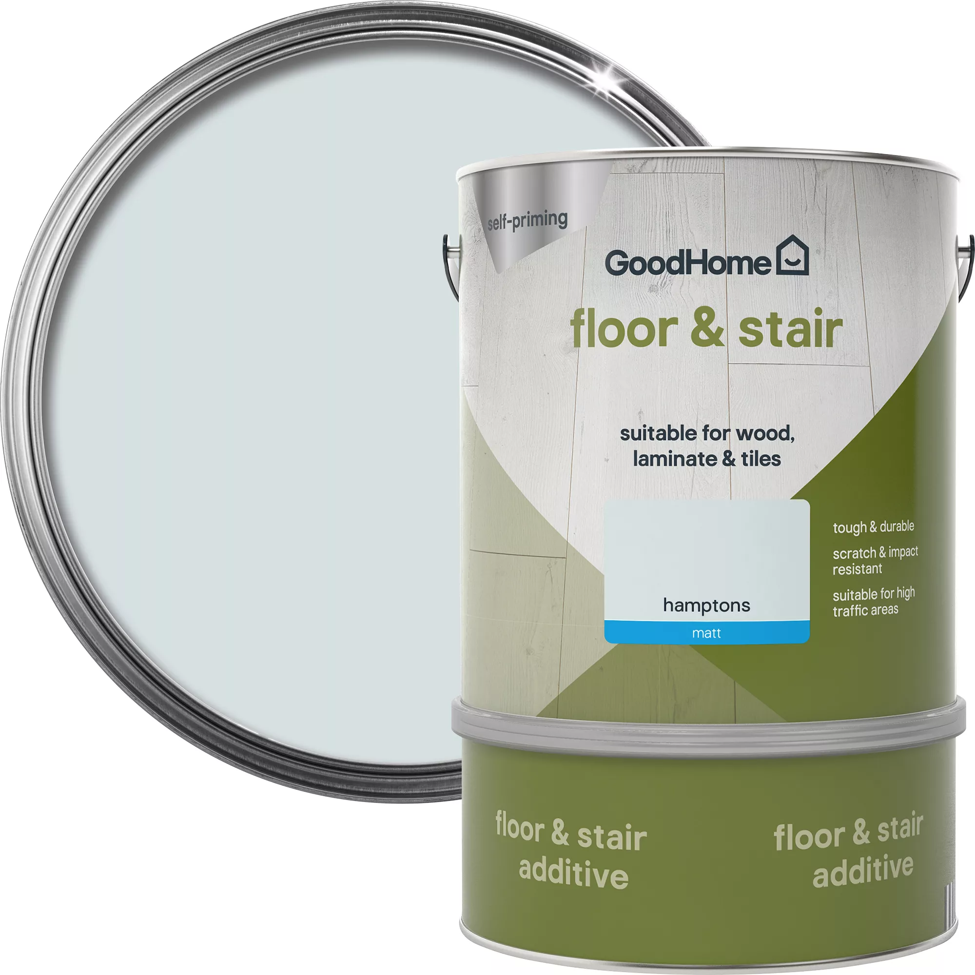 GoodHome Renovation Hamptons Matt Floor & stair paint, 2L GoodHome Renovation Hamptons Matt Floor & Stair Paint, 2L -Home Paint Store goodhome renovation hamptons matt floor stair paint 2l5059340288222 21c