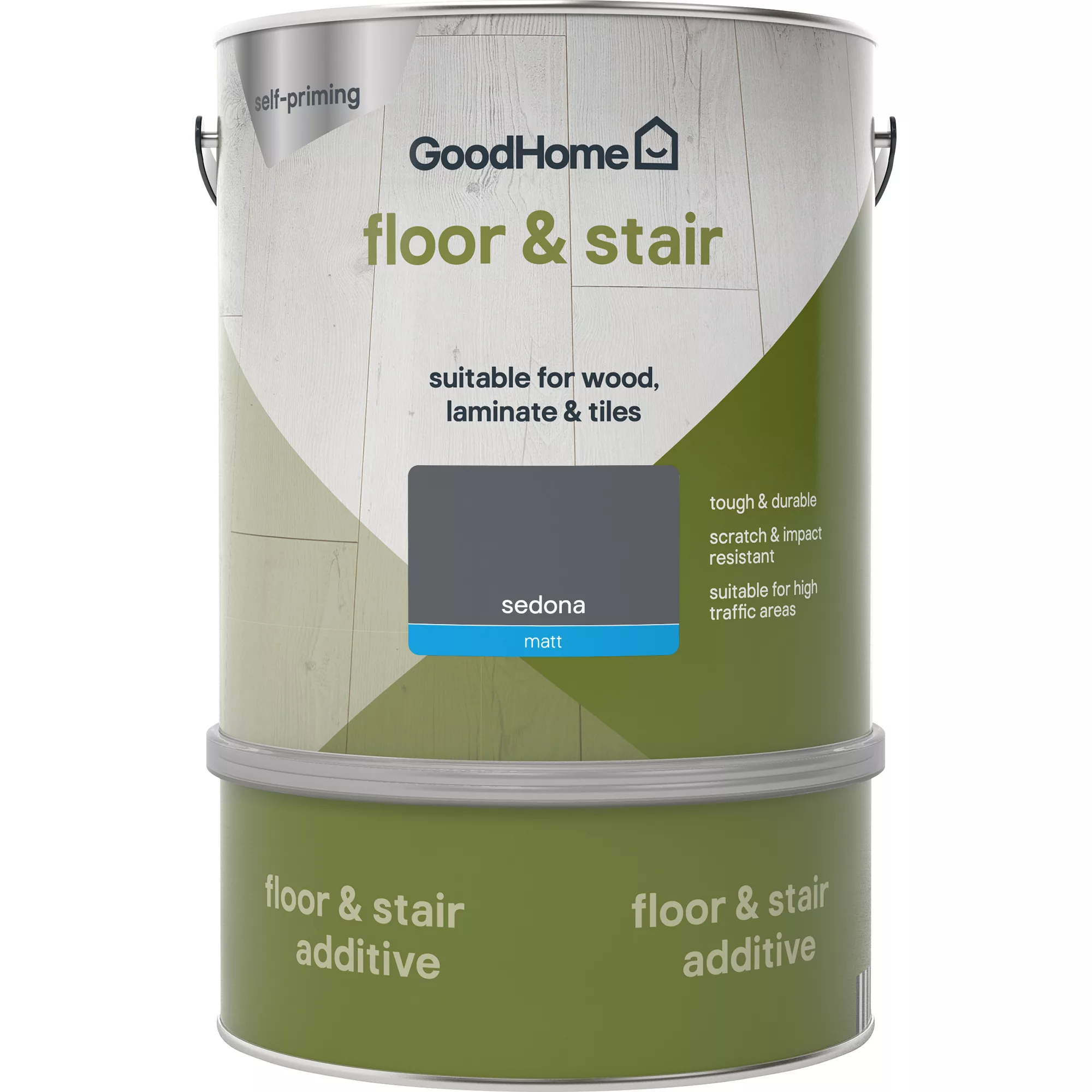 GoodHome Renovation Sedona Matt Floor & stair paint, 2L GoodHome Renovation Sedona Matt Floor & Stair Paint, 2L -Home Paint Store goodhome renovation sedona matt floor stair paint 2l5059340288246 02c