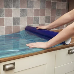 GoodHome Self-adhesive Hard Surface Protector Roll, (L)20m, (W)0.6m -Home Paint Store goodhome self adhesive hard surface protector roll l 20m w 0 6m5059340015286 38i