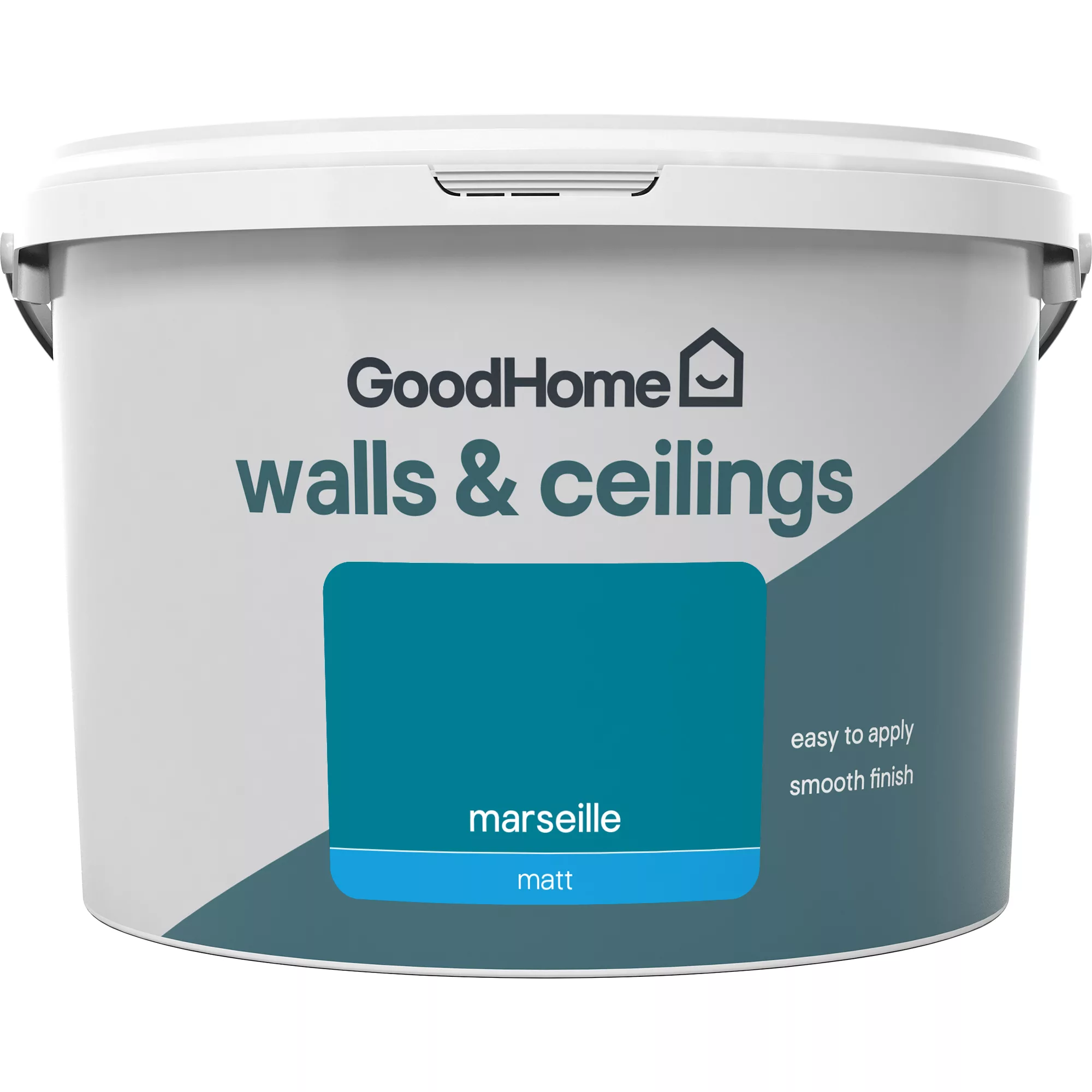 GoodHome Walls & ceilings Marseille Matt Emulsion paint, 2.5L GoodHome Walls & Ceilings Marseille Matt Emulsion Paint, 2.5L -Home Paint Store goodhome walls ceilings marseille matt emulsion paint 2 5l3663602598923 02c
