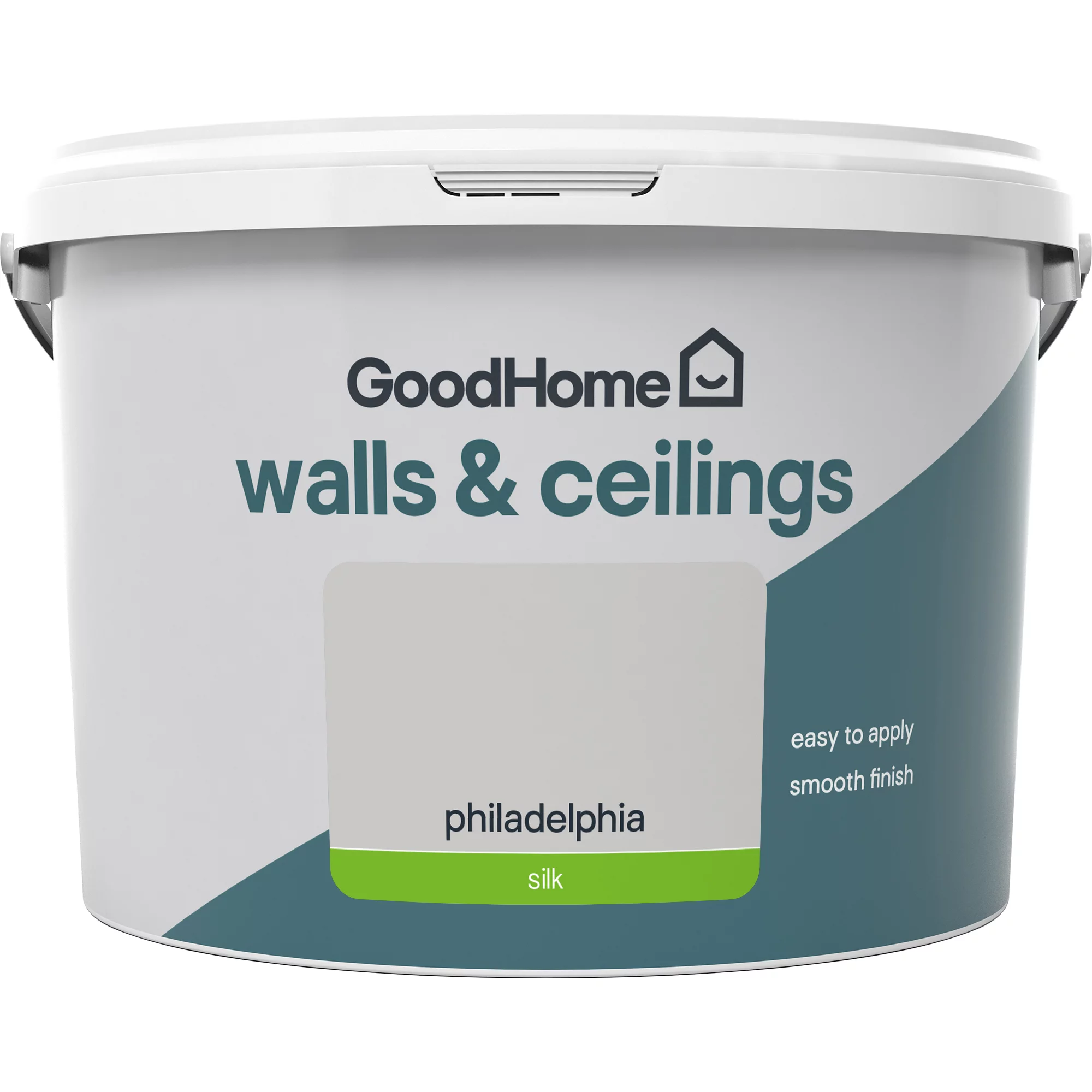 GoodHome Walls & ceilings Philadelphia Silk Emulsion paint, 2.5L GoodHome Walls & Ceilings Philadelphia Silk Emulsion Paint, 2.5L -Home Paint Store goodhome walls ceilings philadelphia silk emulsion paint 2 5l3663602597490 02c