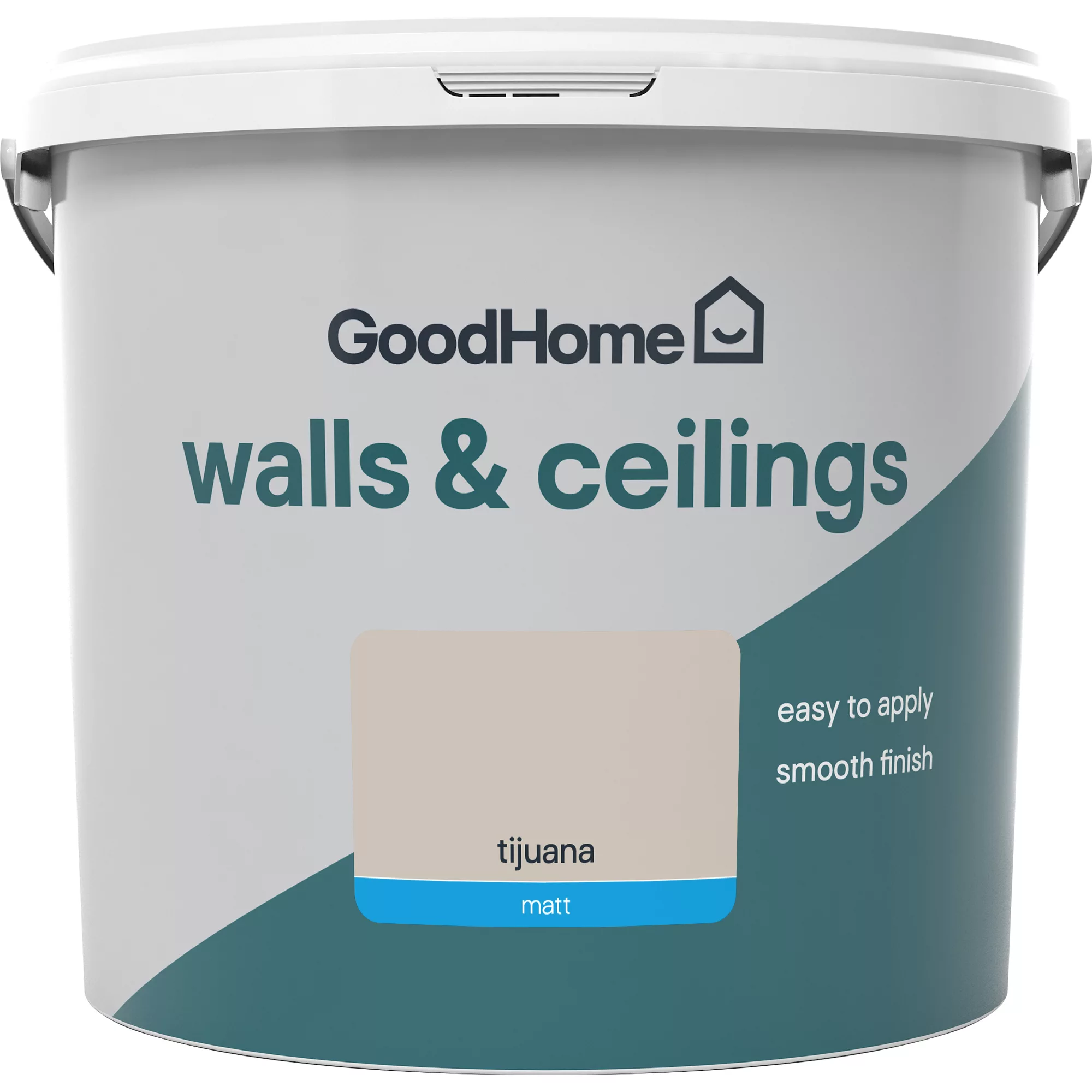 GoodHome Walls & ceilings Tijuana Matt Emulsion paint, 5L GoodHome Walls & Ceilings Tijuana Matt Emulsion Paint, 5L -Home Paint Store goodhome walls ceilings tijuana matt emulsion paint 5l3663602594116 02c