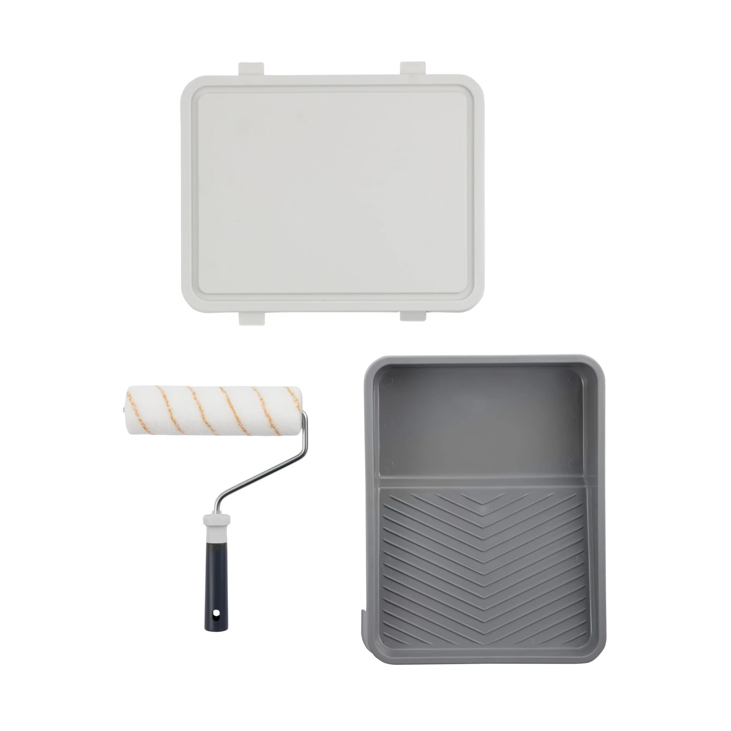 GoodHome Woven polyester Medium pile Roller set, 4 pieces GoodHome Woven Polyester Medium Pile Roller Set, 4 Pieces -Home Paint Store goodhome woven polyester medium pile roller set 4 pieces5059340016696 03c scaled