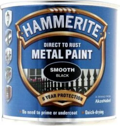 Hammerite Black Gloss Metal Paint, 250ml 1 Hammerite Black Gloss Metal Paint, 250ml -Home Paint Store hammerite black gloss metal paint 250ml5011867220017 08c bq