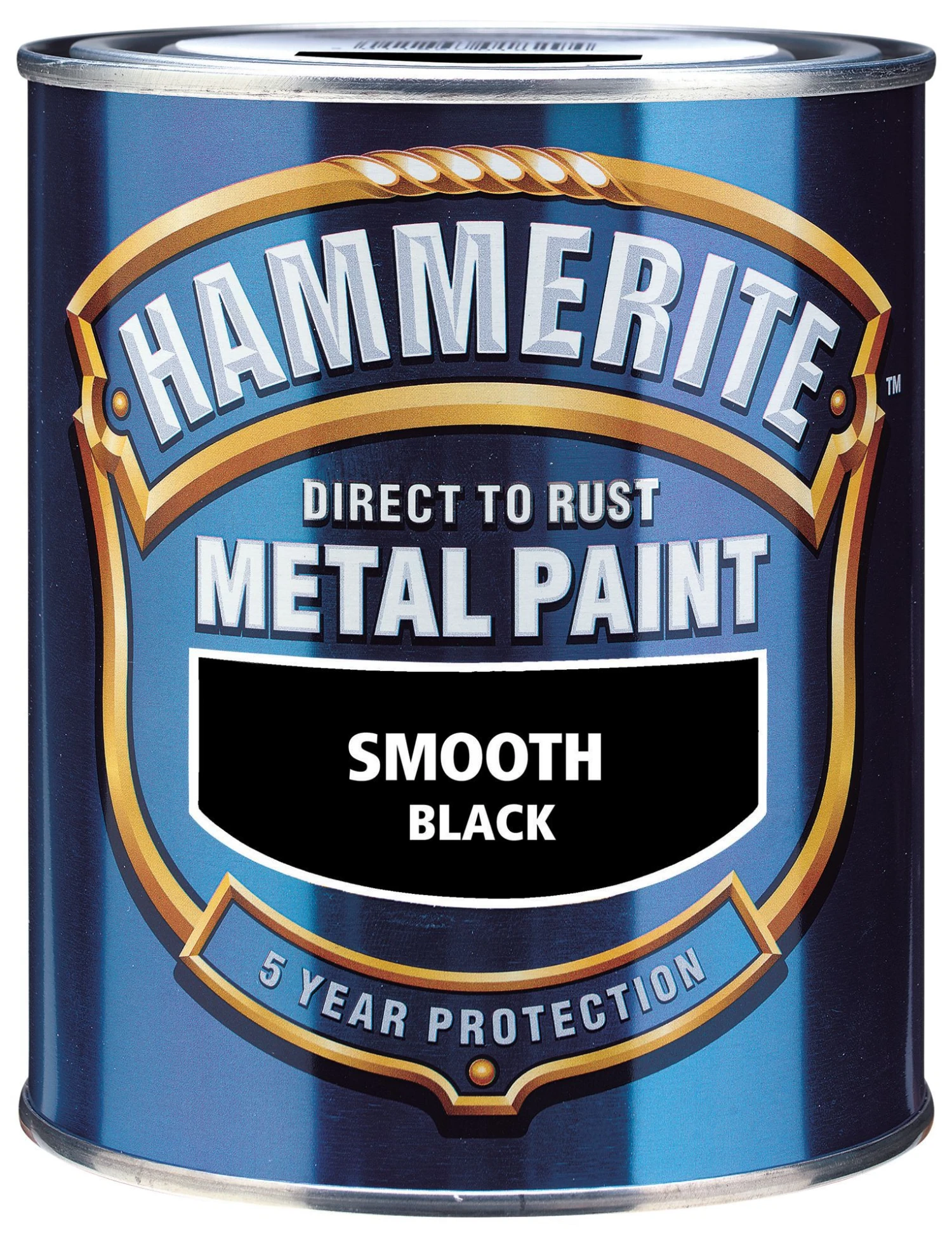 Hammerite Black Gloss Metal paint, 750ml Hammerite Black Gloss Metal Paint, 750ml -Home Paint Store hammerite black gloss metal paint 750ml5011867220161 08c bq